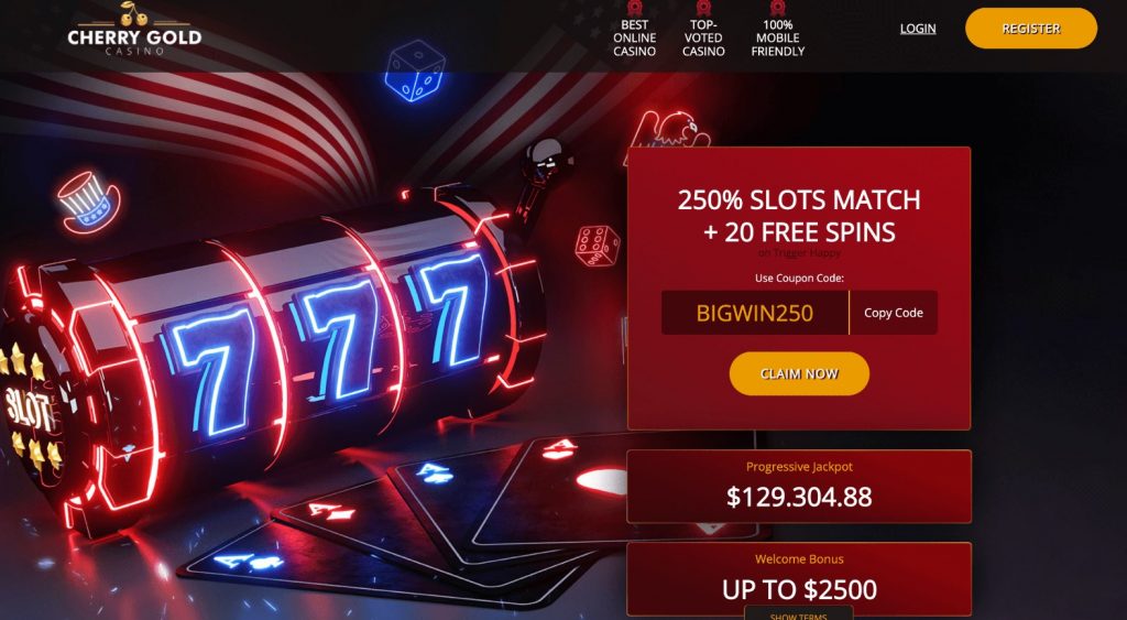 Free spins at Cherry Gold Casino 2