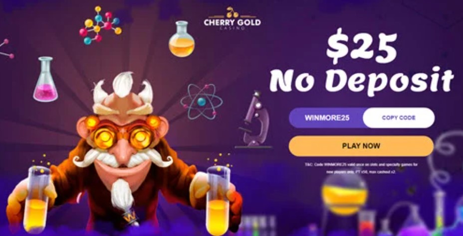 No deposit bonus at Cherry Gold casino 1